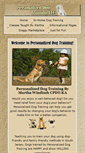 Mobile Screenshot of personalizeddogtraining.com